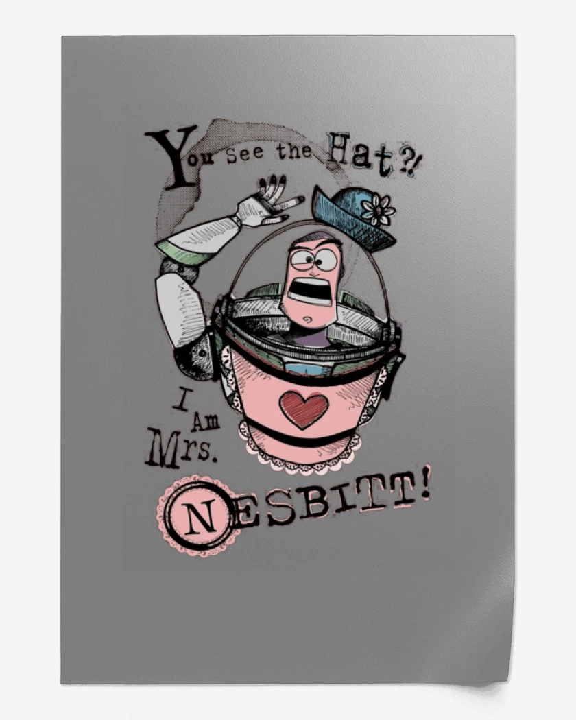 Print Gris Melange de Sra Nesbitt