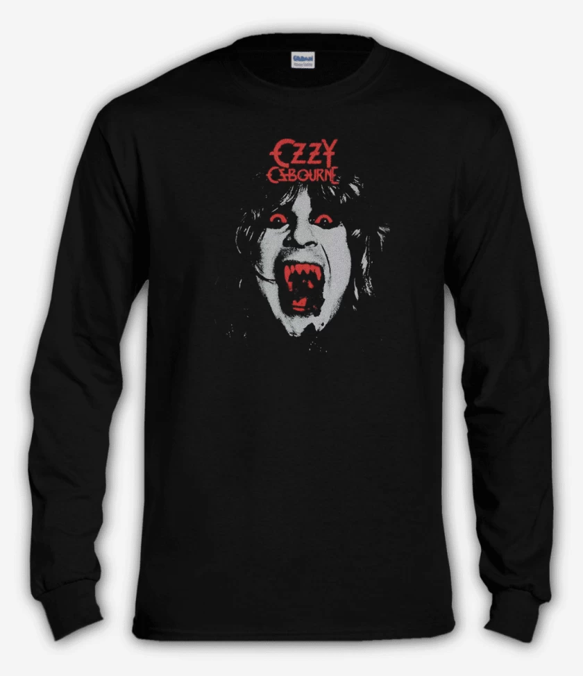 Polera manga larga Negro de Ozzy