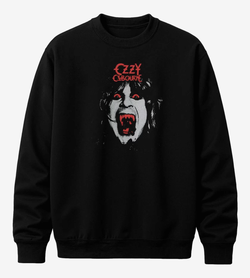 Poleron polo Negro de Ozzy