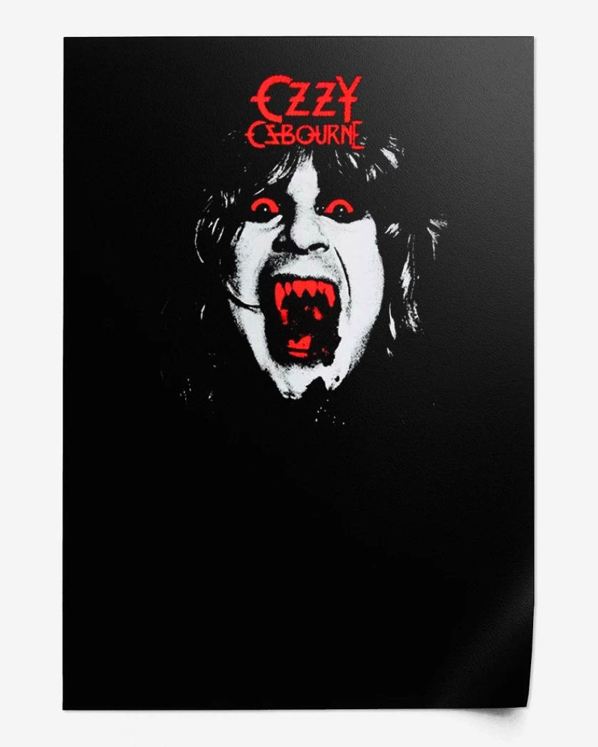 Print Negro de Ozzy