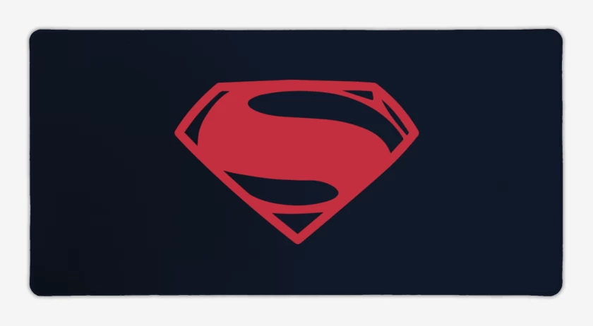 Mouse pad Gamer Azul Marino de Superman - Logo