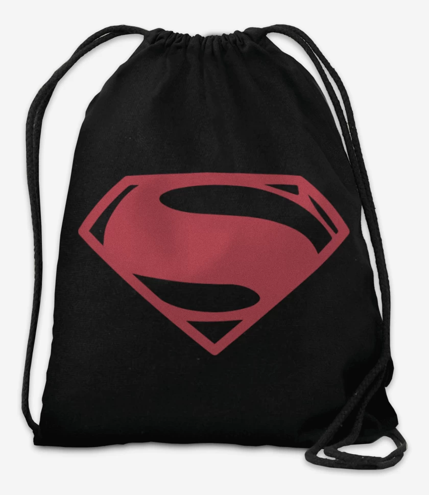 Mochila Negro de Superman - Logo