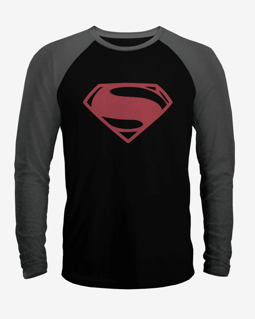 Polera Raglan Superman - Logo