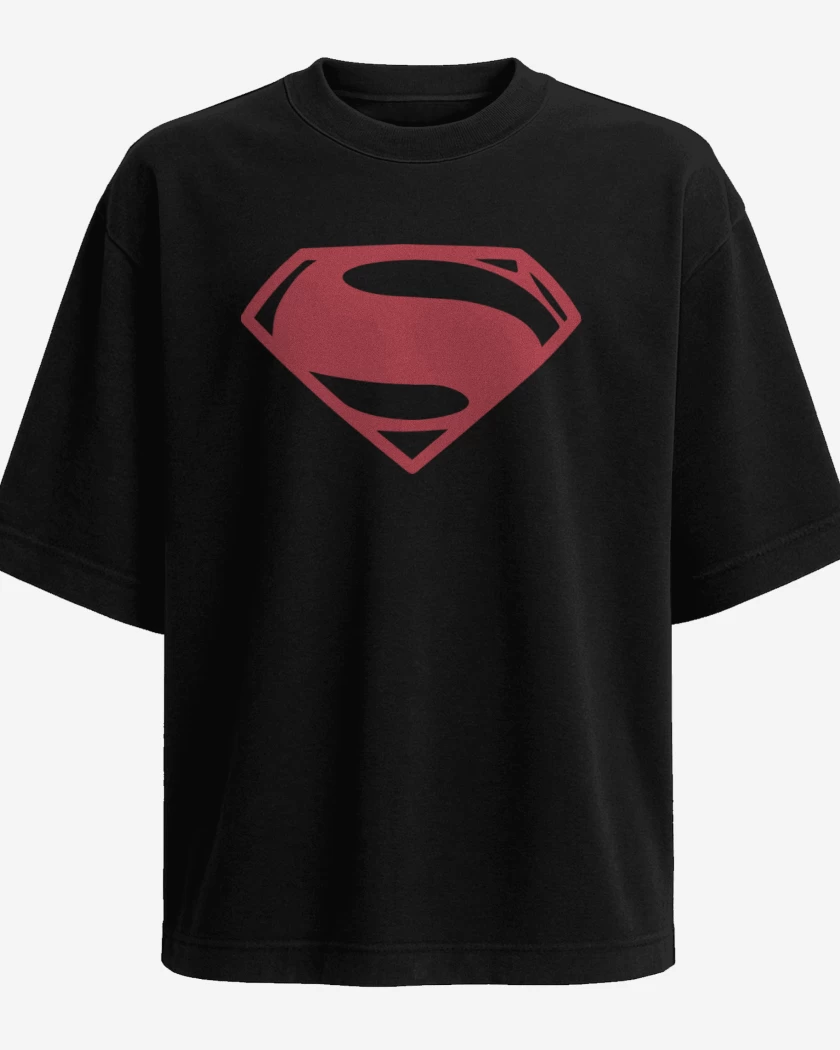 Polera Oversize Superman - Logo