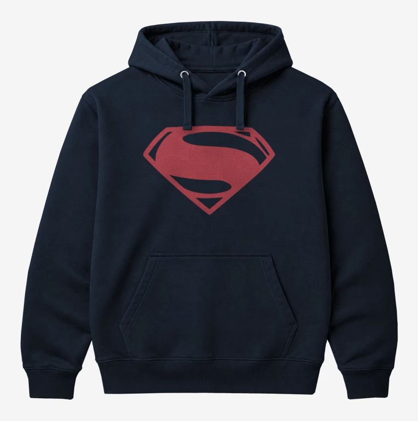Polerón Canguro Superman - Logo