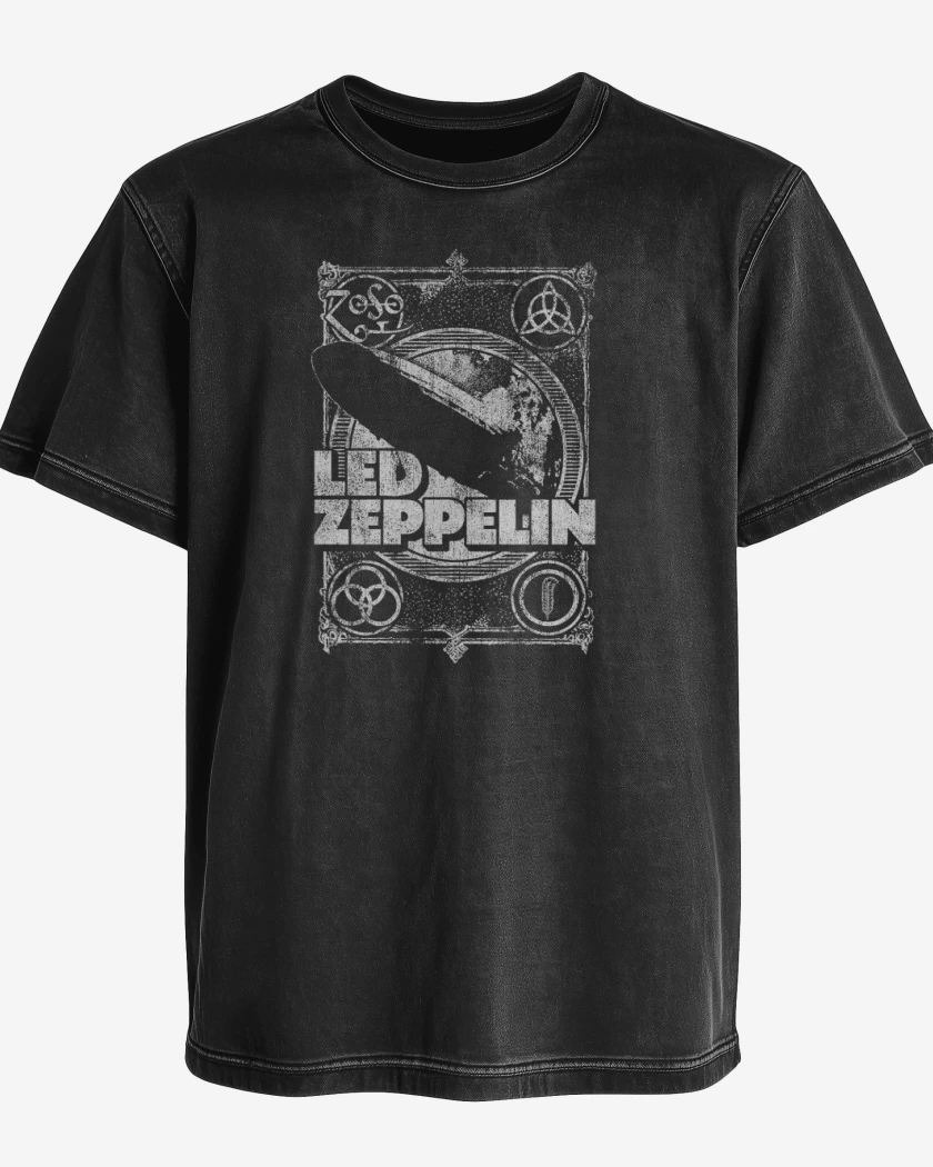 Polera desgastada Zeppelin