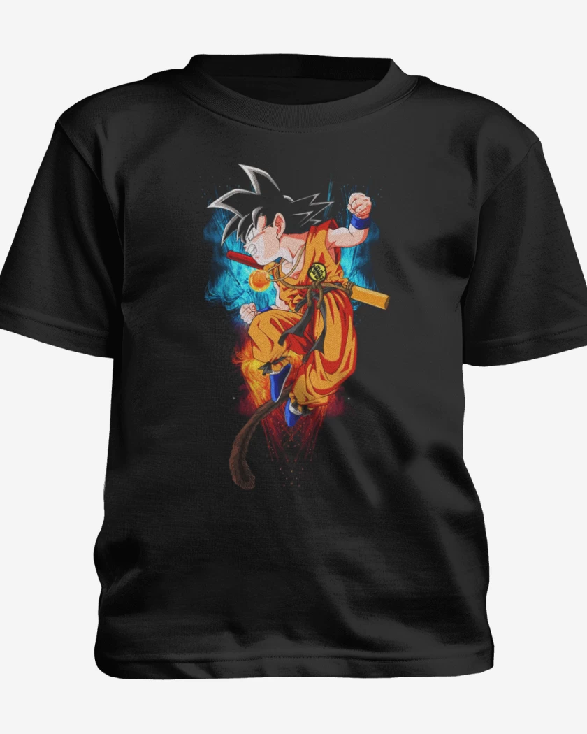 Polera de niño Negro de Goku 7