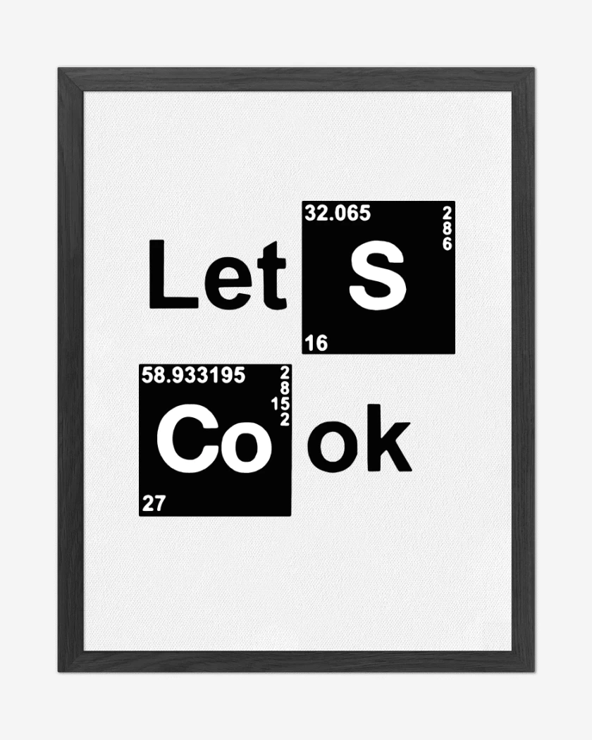 Cuadro decorativo Lets Cook