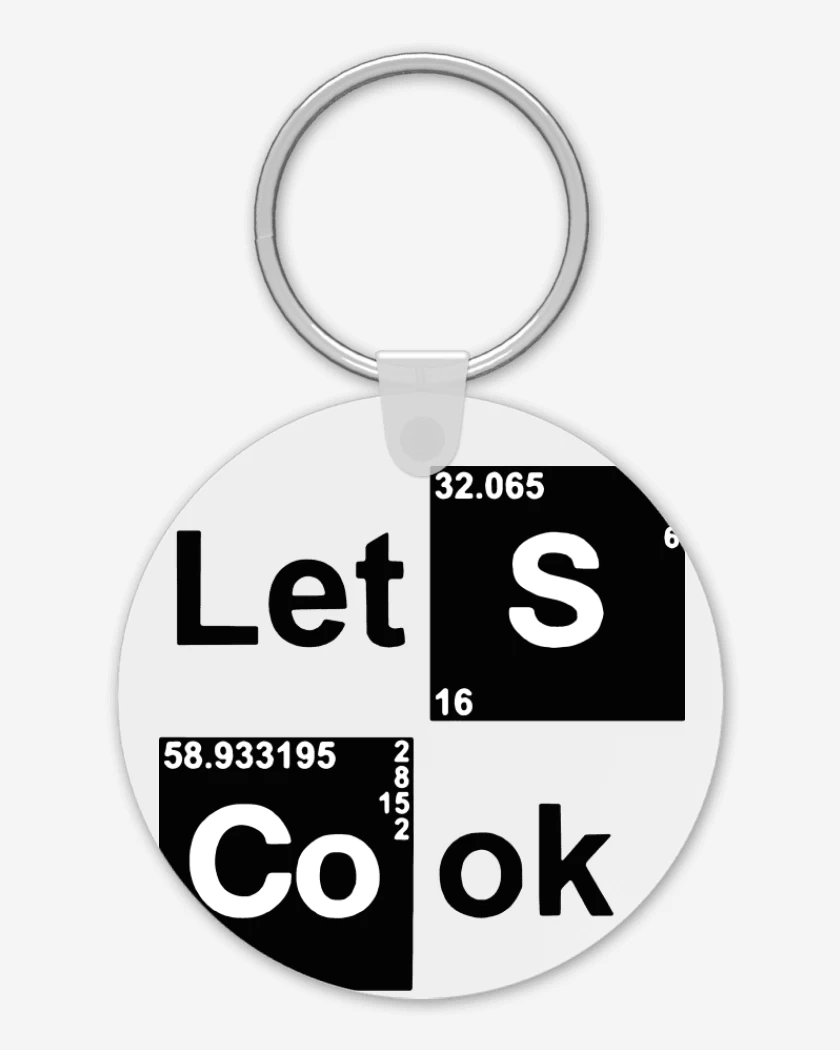 Llavero Blanco de Lets Cook