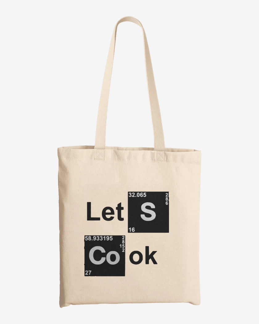 Totebag Blanco de Lets Cook