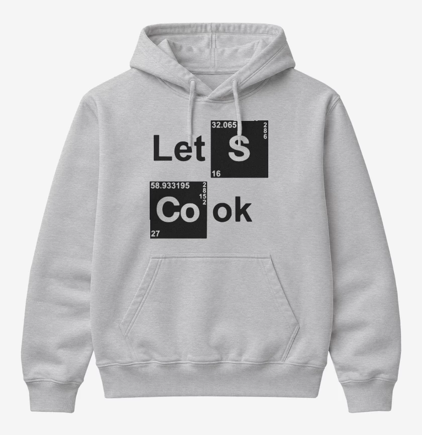Poleron Canguro básico Gris Melange de Lets Cook