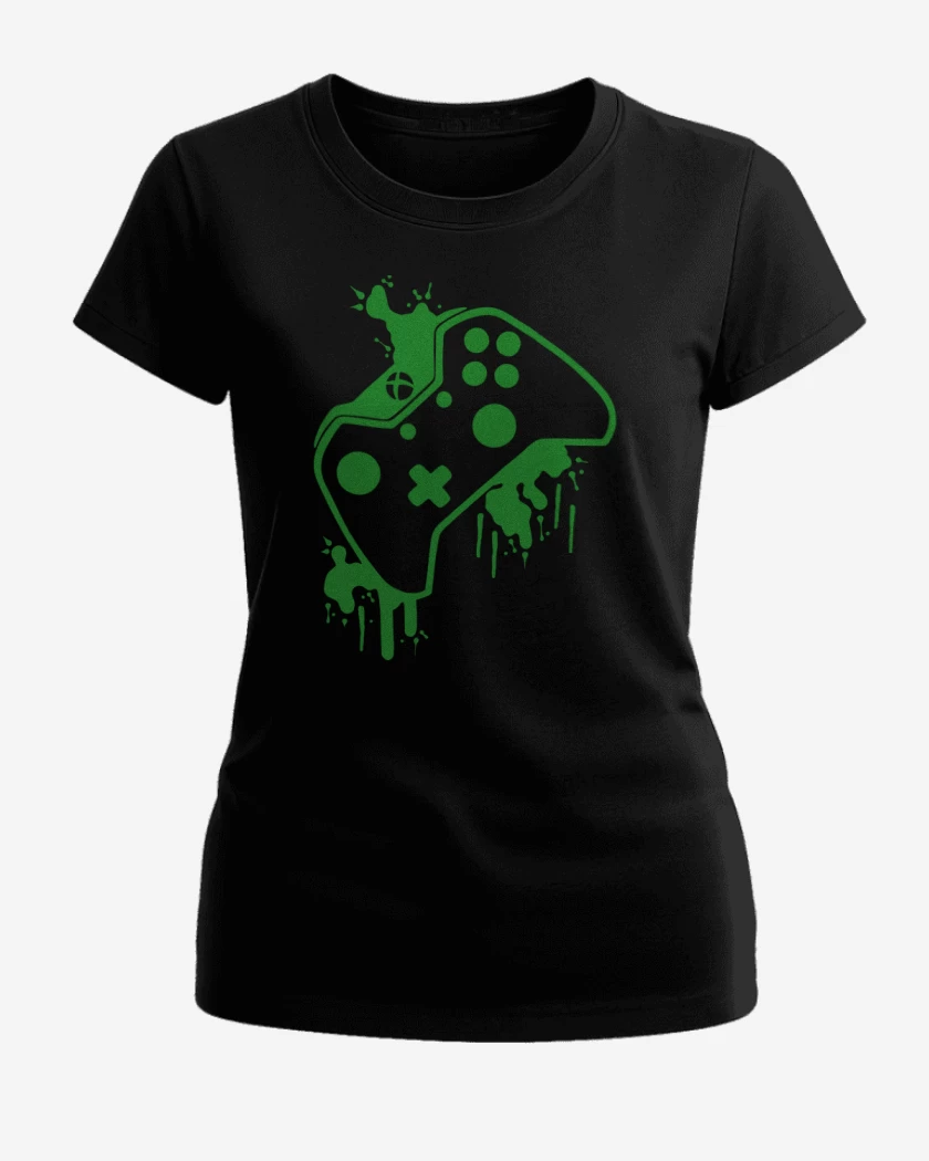 Polera de Mujer Negro de Xbox Joistick