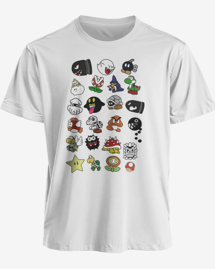Polera premium Blanco de Personajillos