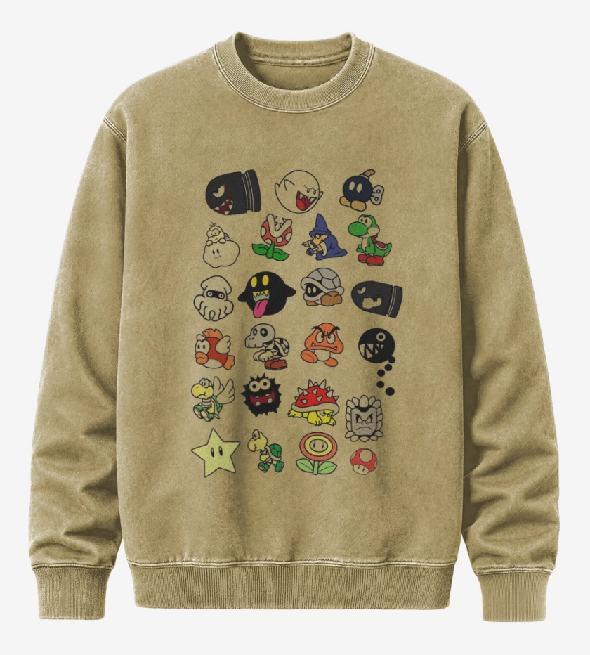 Poleron Polo Acid Wash Beige de Personajillos