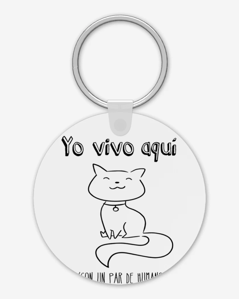 Llavero Yo vivo aqui