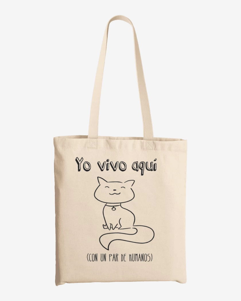Totebag Yo vivo aqui