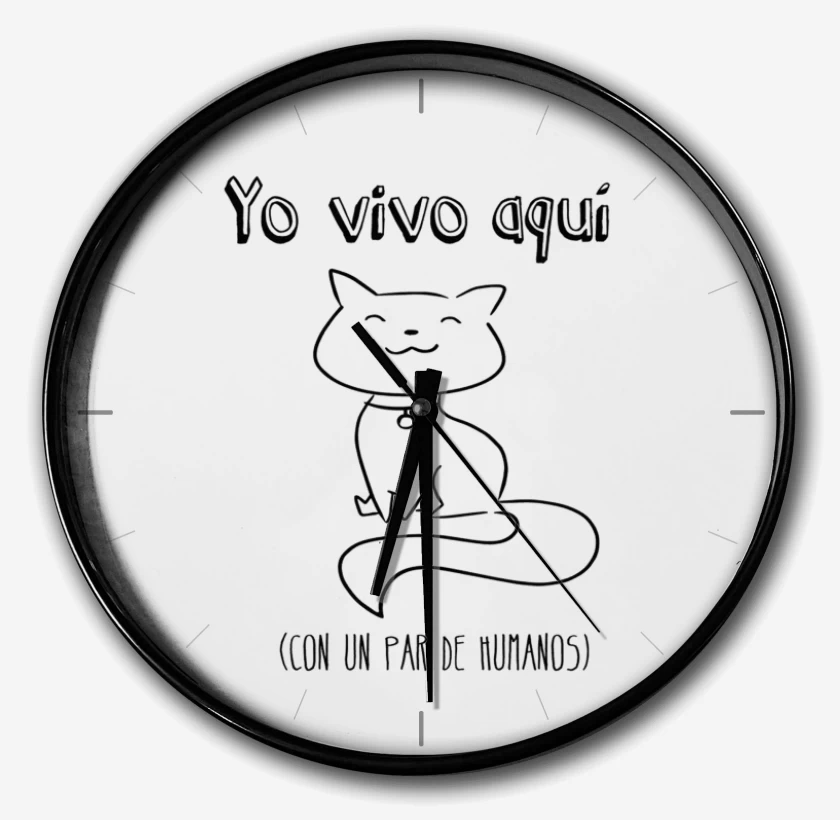 Reloj Blanco de Yo vivo aqui
