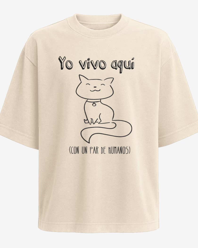 Polera Oversize Beige de Yo vivo aqui