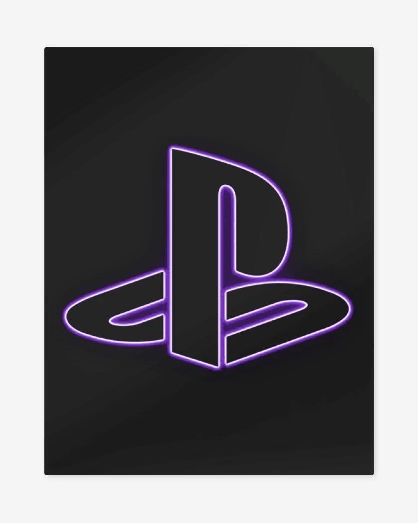 Print metalico Negro de Ps one