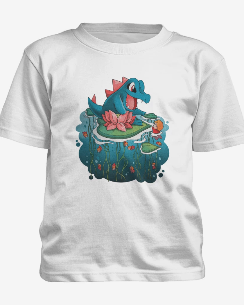 Polera de niño Blanco de Totodile