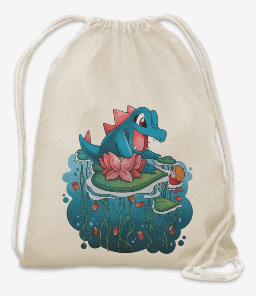 Mochila Blanco de Totodile