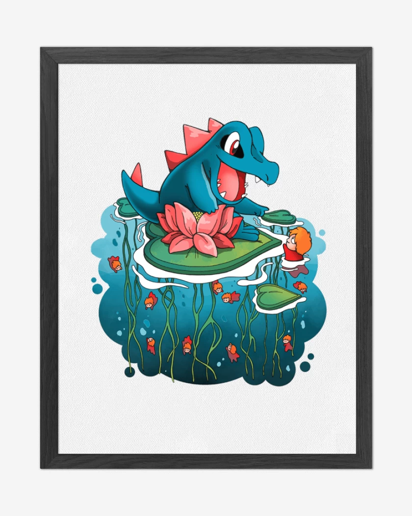 Cuadro decorativo Blanco de Totodile