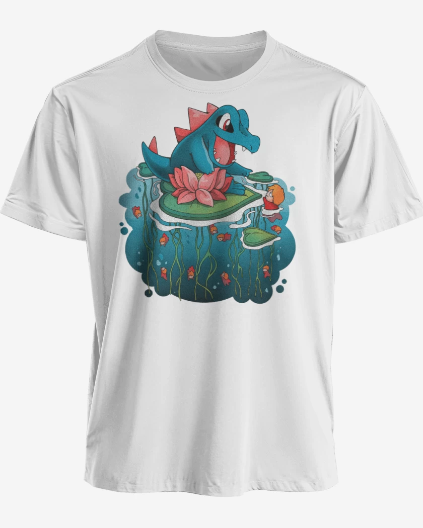Polera premium Blanco de Totodile
