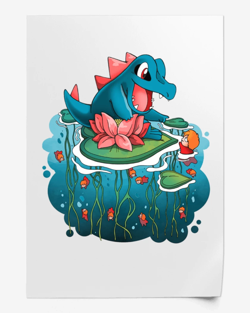 Print Blanco de Totodile