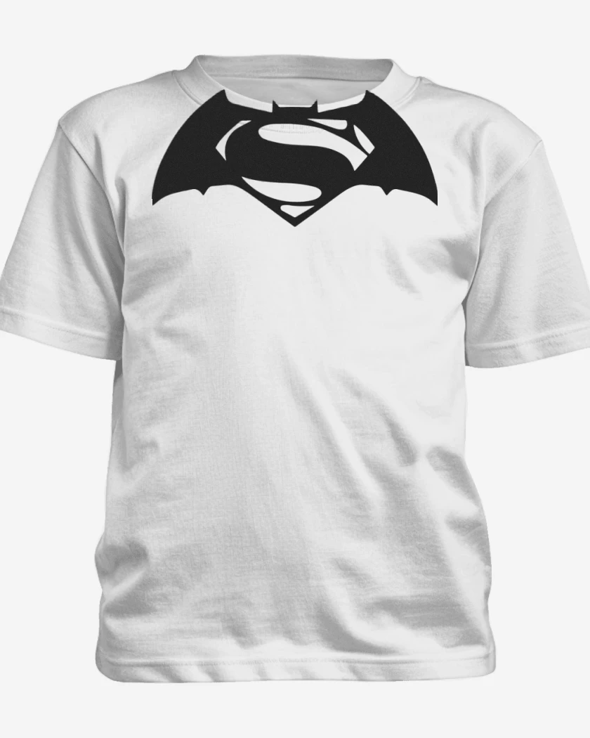 Polera de niño Blanco de BVS - Logo