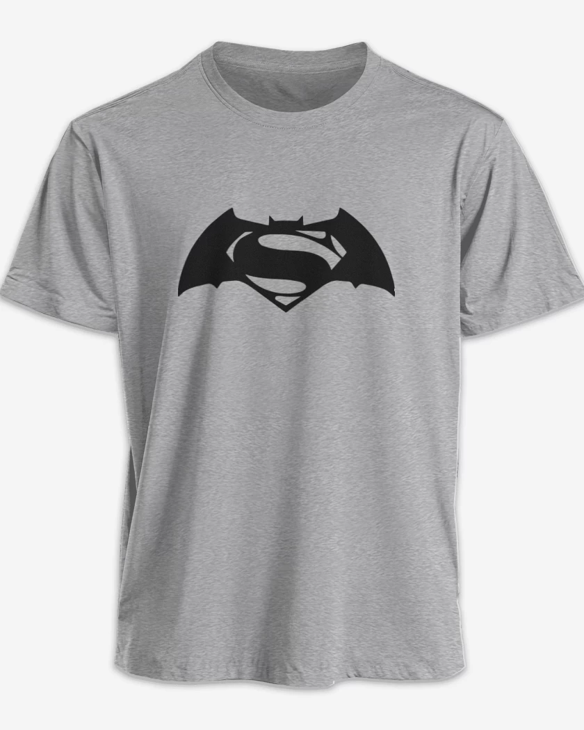 Polera Gris Melange de BVS - Logo