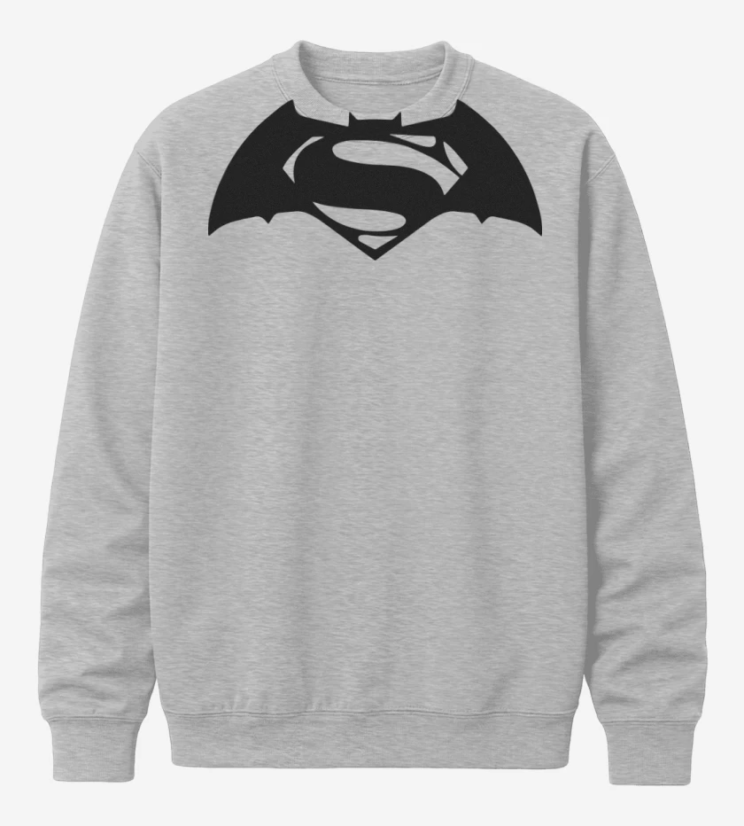 Poleron polo Gris Melange de BVS - Logo