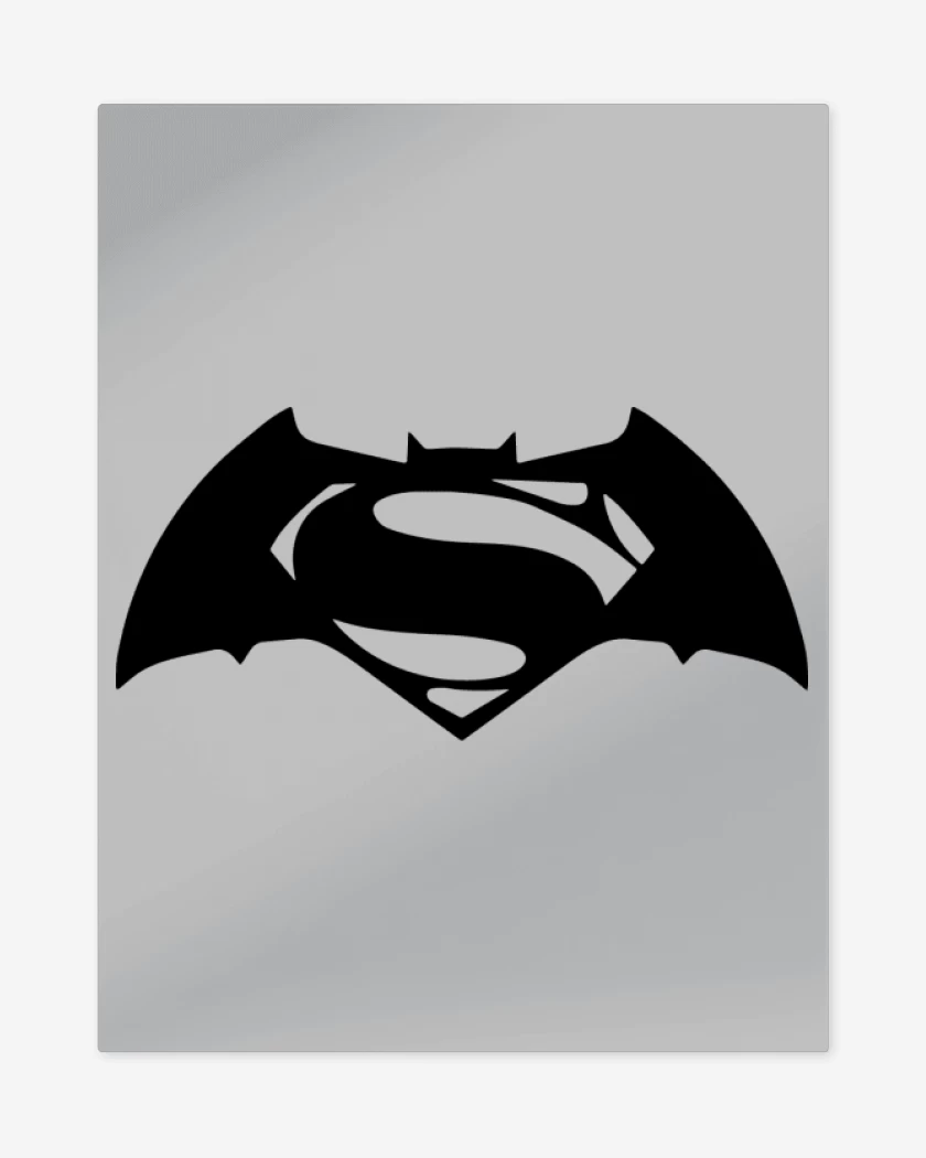 Print metalico Gris Melange de BVS - Logo