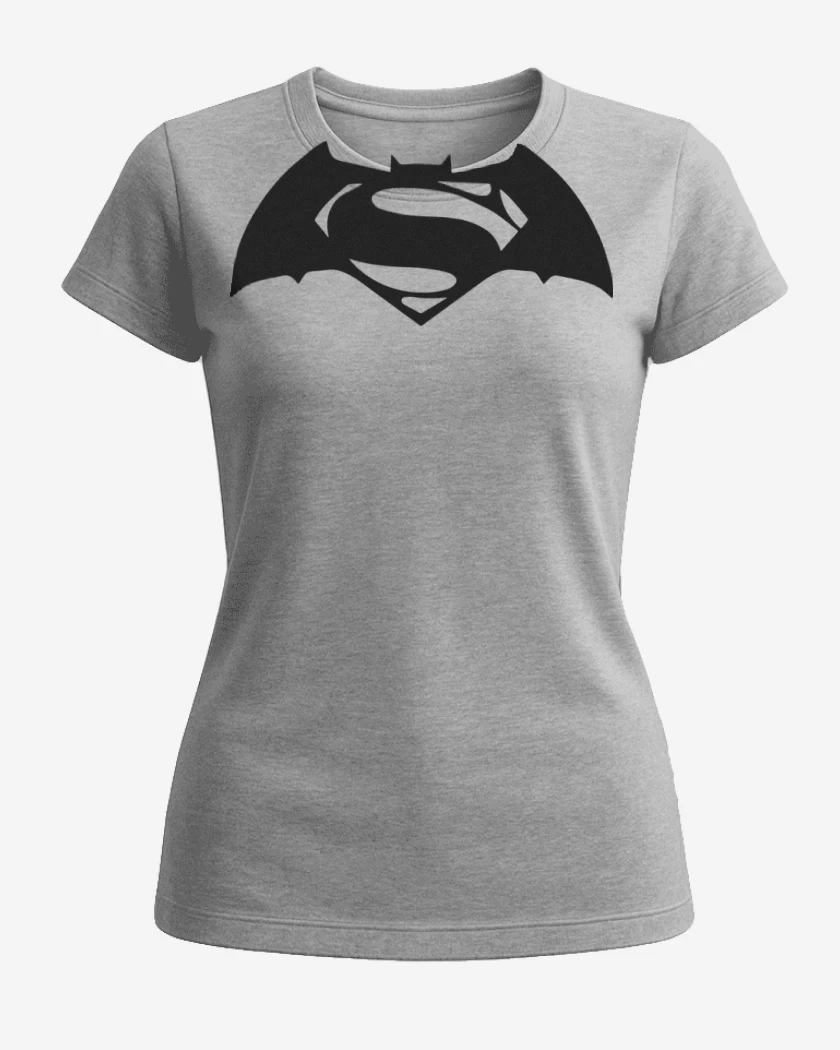 Polera de Mujer Gris Melange de BVS - Logo
