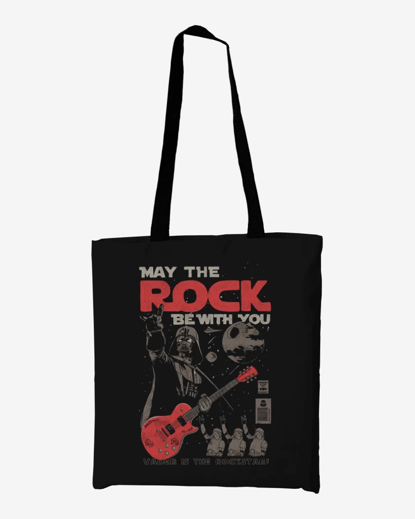 Totebag Negro de Vader rockstar