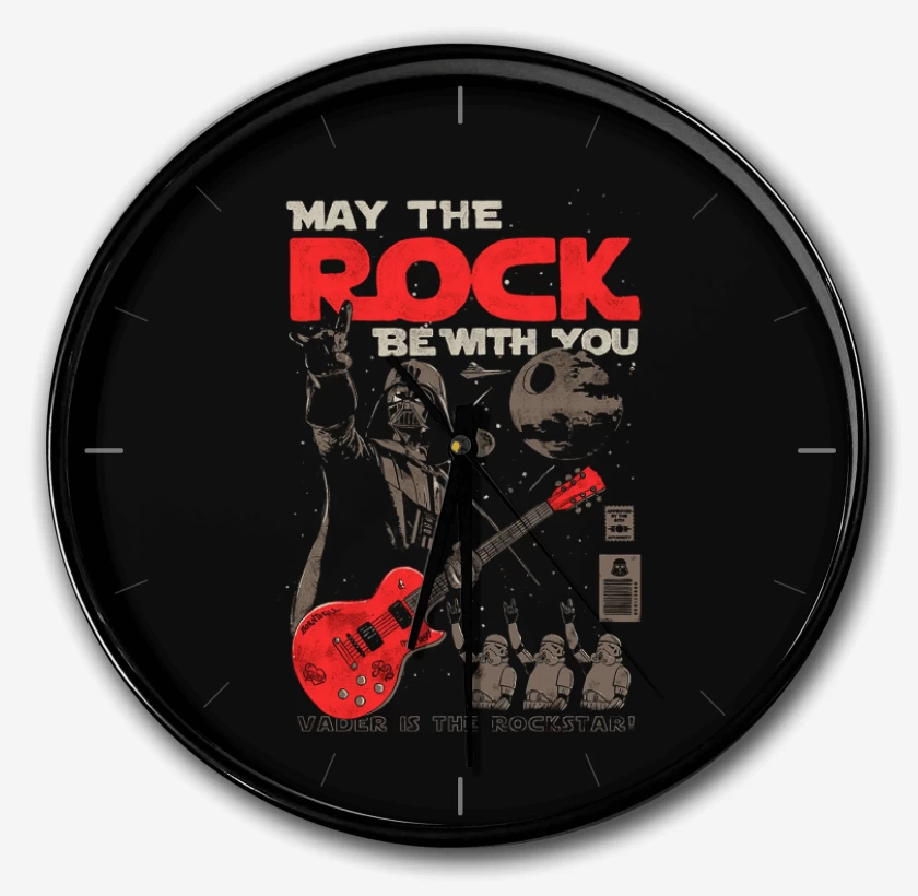 Reloj Negro de Vader rockstar