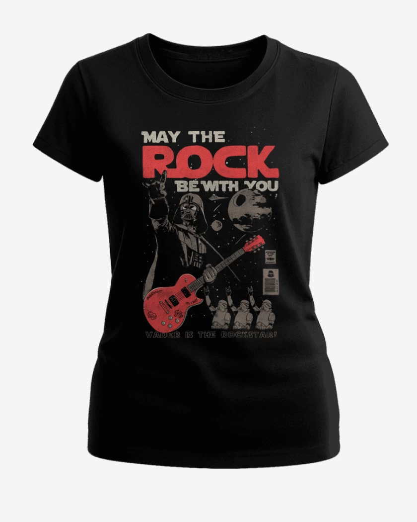 Polera de Mujer Negro de Vader rockstar