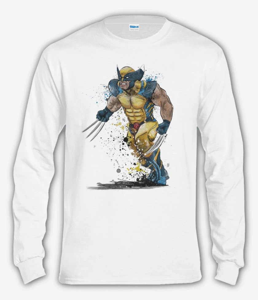 Polera manga larga Blanco de Logan colors