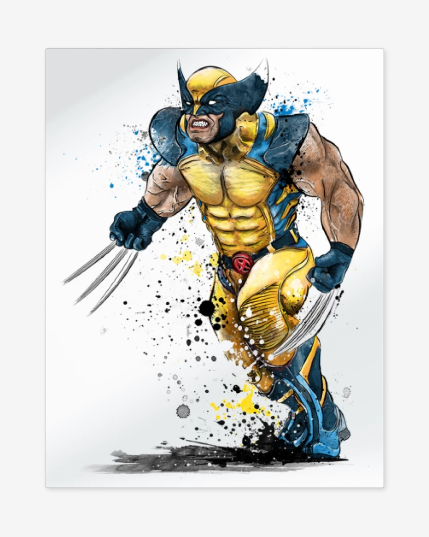 Print metalico Blanco de Logan colors