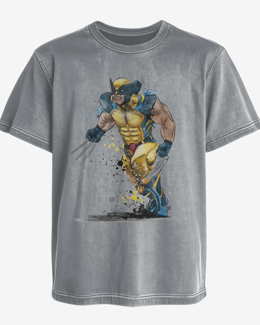 Polera desgastada Logan colors