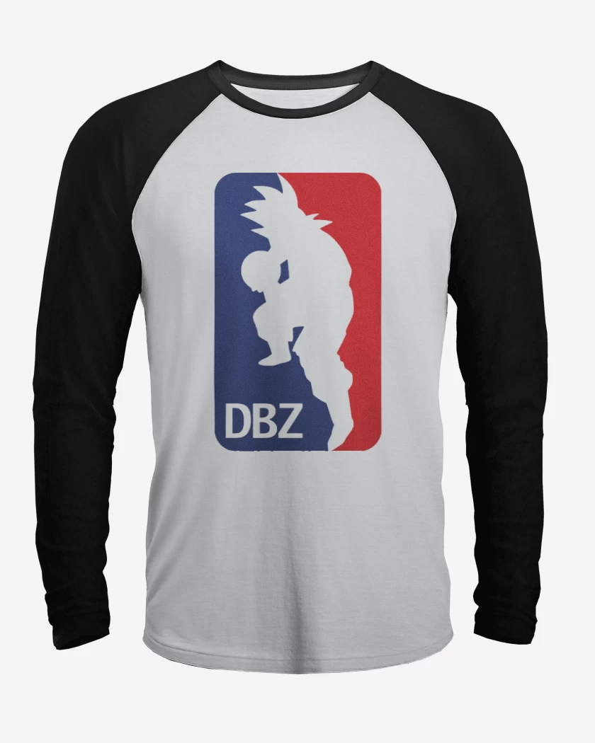 Polera Raglan Blanco / Negro de Dbz