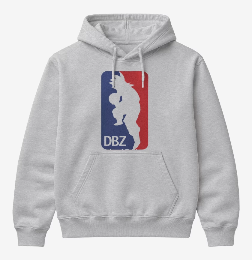 Poleron Canguro básico Gris Melange de Dbz