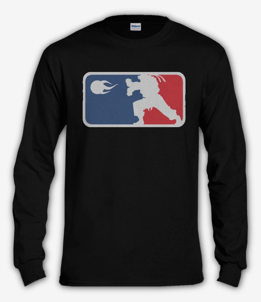 Polera manga larga Negro de Ryu