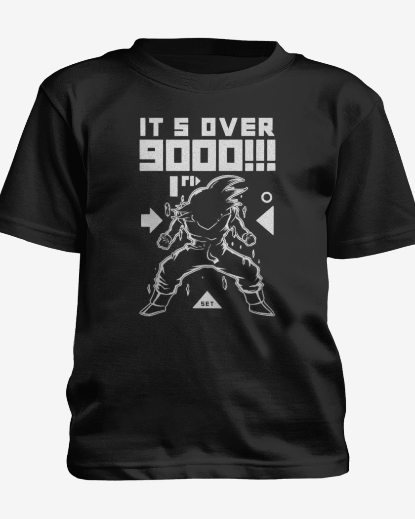 Polera de niño Negro de Over 9000