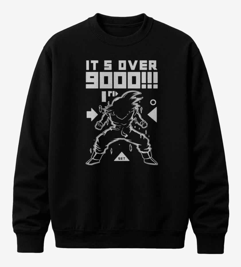Poleron polo Negro de Over 9000