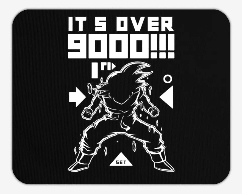 Mousepad Over 9000