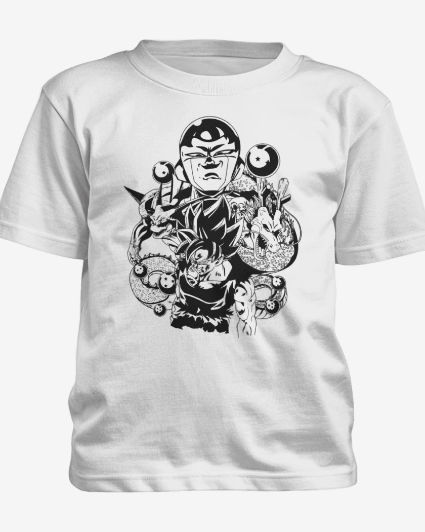 Polera de niño Blanco de Saga de freezer 