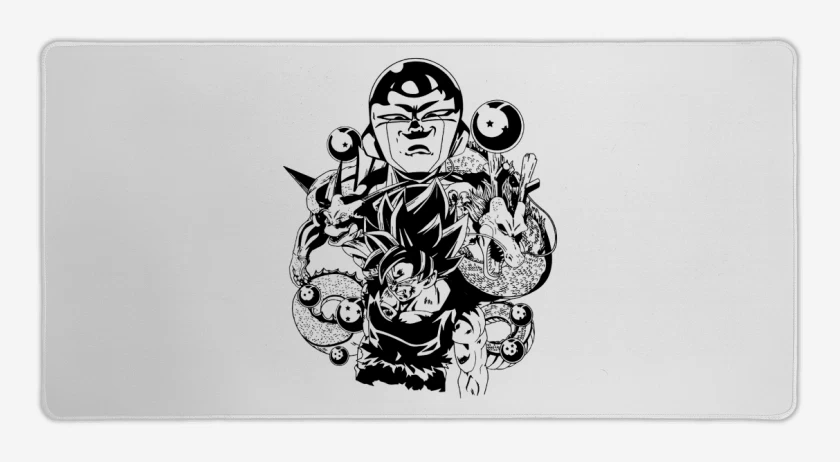 Mouse pad Gamer Blanco de Saga de freezer 