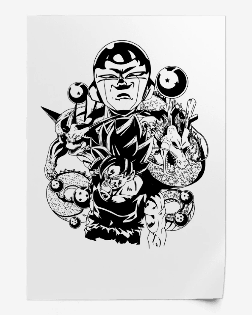 Print Blanco de Saga de freezer 