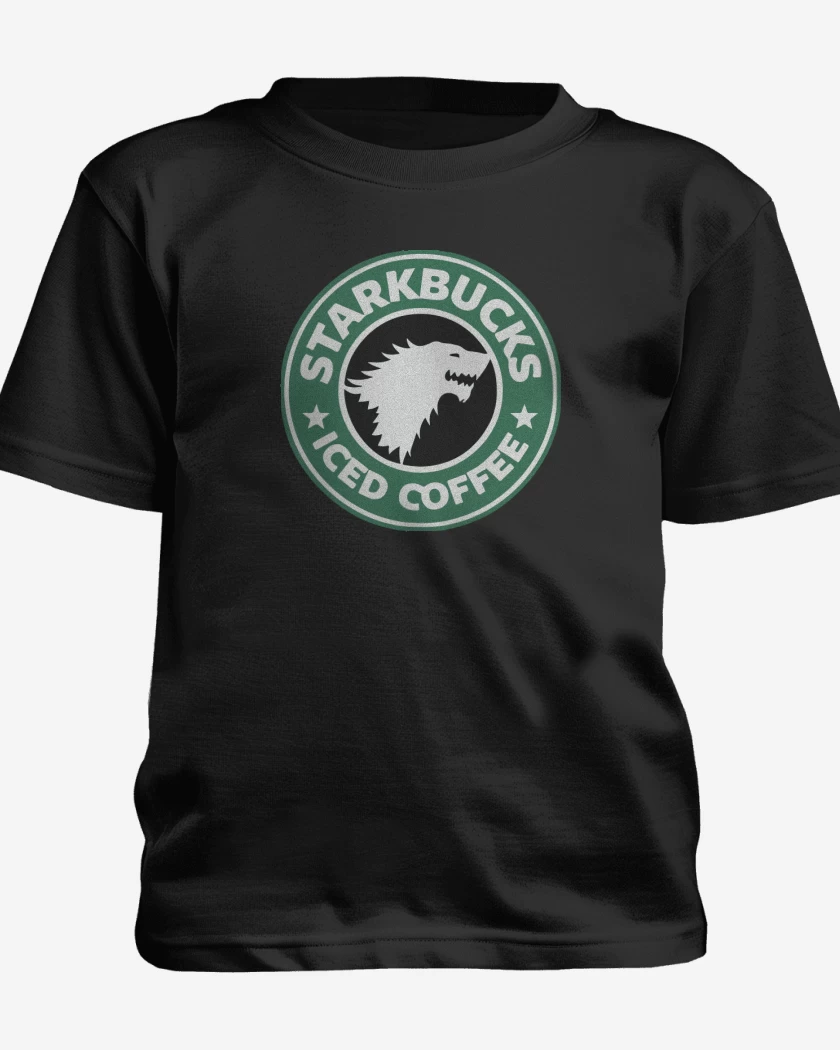Polera de niño Negro de starkbucks ice coffee