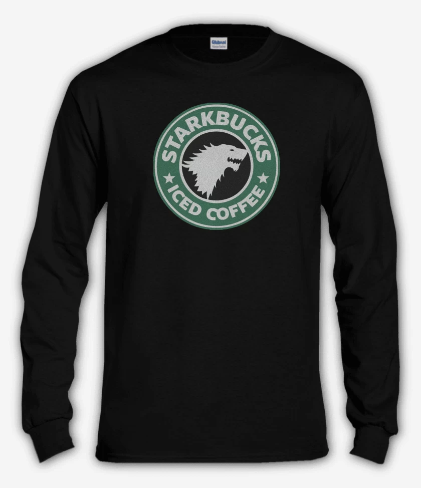 Polera manga larga starkbucks ice coffee